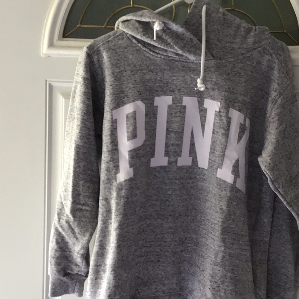 Pink Victoria’s Secret gray sweatshirt size Small
